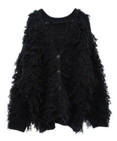 Green Parks フリンジニットカーディガン