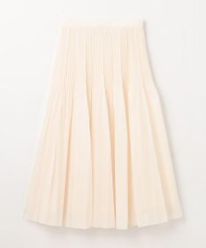 GRACE CONTINENTAL オーガンジープリーツスカート