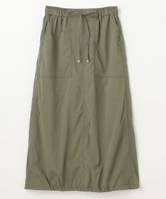 ANY L 【ウエストゴム】撥水ナイロンベイカースカート