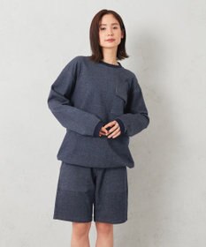 JOSEPH ABBOUD MOUNTAIN 【SPACE／UNISEX】オーガニックコットン使用 ヴィンテージインレー ショートパンツ