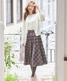 ANY SIS L 【美人百花11月号掲載】アシンメトリーマーメイドフレア スカート