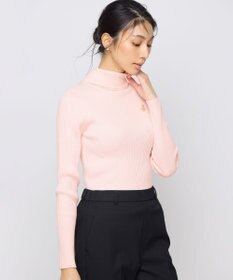 組曲 【前後着用・手洗い可】ELENAスパンコール襟デザイン ニット