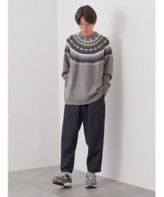 CRAFT STANDARD BOUTIQUE 【男女兼用】求心柄クルーネックニット