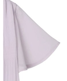 earth music&ecology マジョリカプリーツ半袖ブラウス