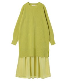 Green Parks ＳＥＴ２点　ニットチュニック＋キャミワンピース