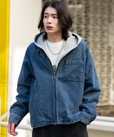 WEGO デニムシャツジャケット