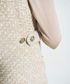 GRACE CONTINENTAL ツイードジレワンピース