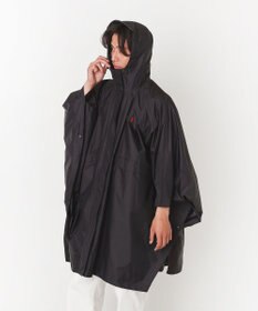 MOONBAT POLO RALPH LAUREN(ポロ ラルフローレン) ポロポニー ポケッタブル レインポンチョ レインコート 無地 フード 収納袋 ロゴ入 レディース