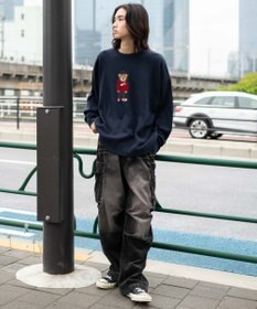 WEGO 【ユニセックス着用ITEM/MLサイズ展開】ジャガードアニマルプルオーバー