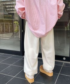 WEGO 裏起毛ロゴ刺繍スウェットパンツ