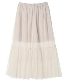 earth music&ecology ティアードチュールスカート