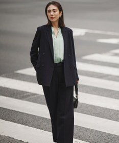 ICB ミックスブッチャー ダブルブレストジャケット