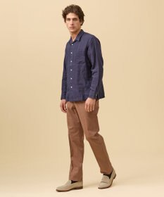 J.PRESS MEN 【LIBECO】リネンオープンカラー シャツ