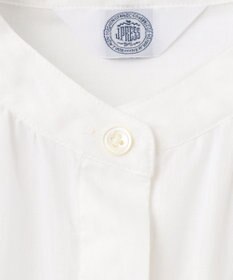 J.PRESS LADIES S 【洗える】ボイルEASYCARE バンドカラー ブラウス