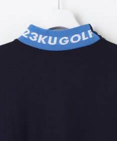 23区GOLF 【MEN】【吸水速乾/UVカット】スポーティ モックネックシャツ