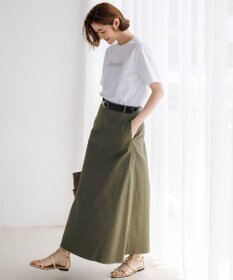 23区 【WEB&一部店舗限定カラーあり】ストレッチギャバ チノ スカート