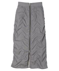 Green Parks ・ＥＬＥＮＣＡＲＥ　ＤＵＥ　シャーリングＷーＺＩＰスカート