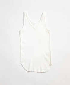 LENO BACK TO FRONT TANK TOP　前後着用可能テレコタンクトップカットソー