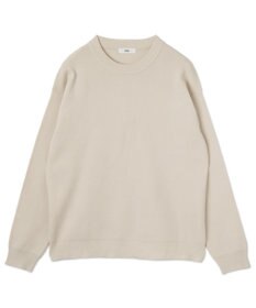 WEGO 【ユニセックス着用ITEM/MLサイズ展開】ミラノリブクルーネックプルオーバー