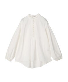 CRAFT STANDARD BOUTIQUE パールボタンピコフリルブラウス