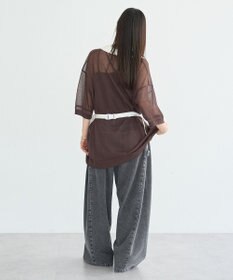 earth music&ecology シアーポロプルオーバー