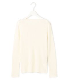 ICB 【洗える】エクストラファインメリノ  ボートネックプルオーバー