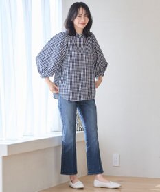 ANY 【洗濯機可/ストレッチ】デニムフレアパンツ