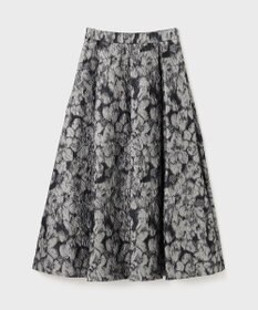 GRACE CONTINENTAL ジャガードタックスカート