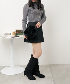 WEGO ファー巾着チェーンショルダー