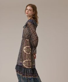 GRACE CONTINENTAL ペイズリープリントドレス