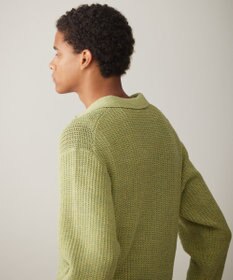 UNFILO MENS メッシュ ニットポロ [24年春夏商品]