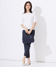 J.PRESS LADIES L ワイドリブジャージー タックスリーブ カットソー