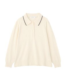 AMERICAN HOLIC 配色ラインニットポロ