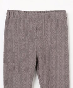 ANY KIDS ケーブルジャガードレギンス