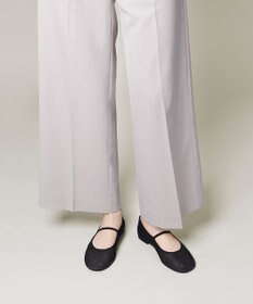 steppi 【一部店舗限定 / 片足わずか80g】シースルー ラウンド フラットパンプス