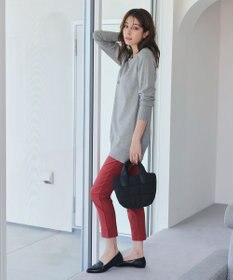 Tiaclasse 【安田美沙子さん着用・選べる2type・洗える】もちニットチュニック