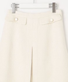 Feroux 【洗える】BOXタックミドル丈 スカート
