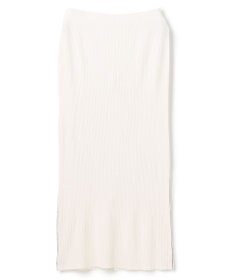 BEIGE， 【洗える】LAURA / Iラインリブスカート