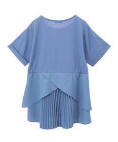 earth music&ecology 異素材バックプリーツチュニック