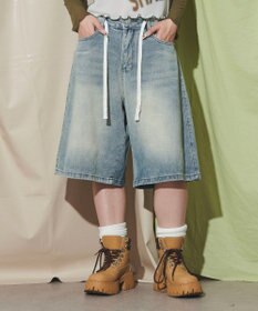 WEGO ブラストデニムハーフパンツ