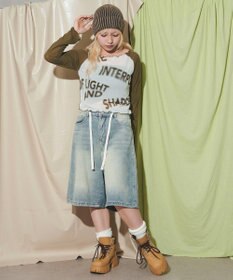 WEGO ブラストデニムハーフパンツ