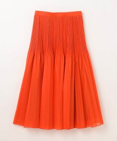 GRACE CONTINENTAL オーガンジープリーツスカート