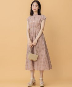 組曲 S ラメシアーチェック ワンピース