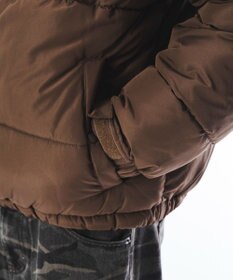 WEGO 【ユニセックス着用ITEM/MLサイズ展開】パファーグラフィックブルゾン