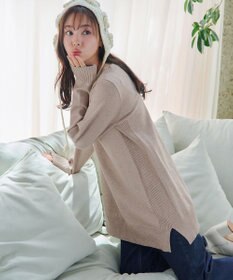 Tiaclasse 【安田美沙子さん着用・選べる2type・洗える】もちニットチュニック