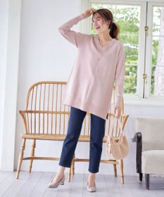 Tiaclasse 【安田美沙子さん着用・選べる2type・洗える】もちニットチュニック