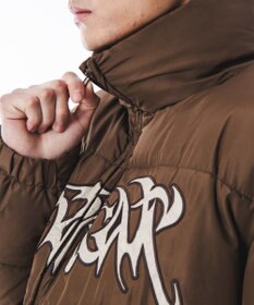 WEGO 【ユニセックス着用ITEM/MLサイズ展開】パファーグラフィックブルゾン