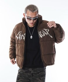 WEGO 【ユニセックス着用ITEM/MLサイズ展開】パファーグラフィックブルゾン