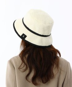 AURORA LANVIN en Bleu ランバン オン ブルー ボアバケットハット