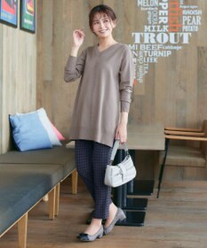 Tiaclasse 【安田美沙子さん着用・選べる2type・洗える】もちニットチュニック